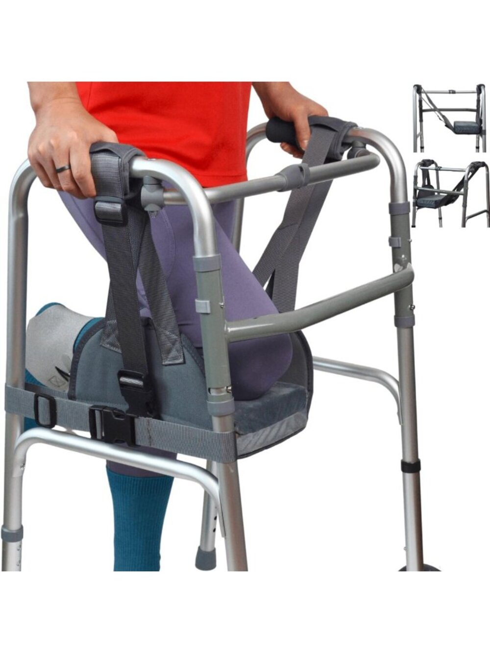 Knee Sling Support for Walker - Non-Weight Bearing Knee Brace & Stabilizer